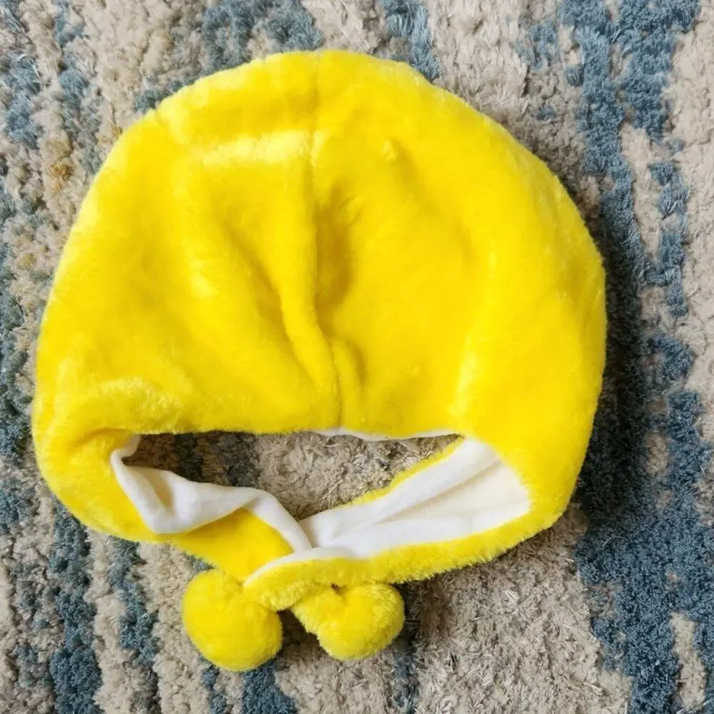 Big Smile Emoji Hoodie Hat || EUC